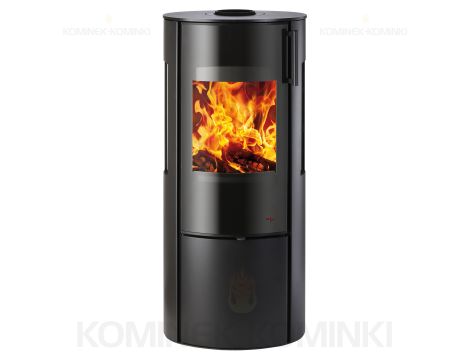 HAAS SOHN FENIX piec wolnostojący trójstronny 6,7 kW | Czarny - 2