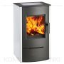 HAAS SOHN FIREPOT piec wolnostojący z płytą grzewczą 6,3 kW | Czarno-Biały - 4