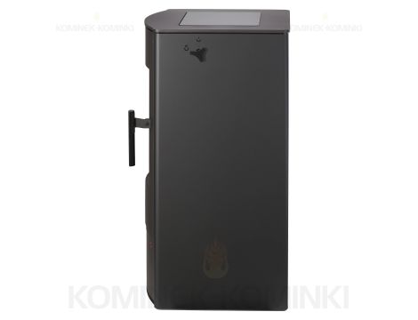 HAAS SOHN FIREPOT piec wolnostojący z płytą grzewczą 6,3 kW | Czarny - 3