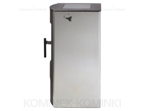 HAAS SOHN FIREPOT piec wolnostojący z płytą grzewczą 6,3 kW | Czarny / Stal - 2