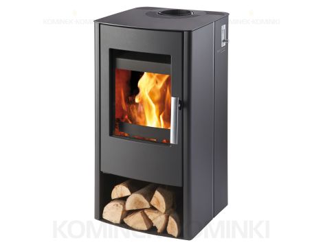 HAAS SOHN HERBORN II piec wolnostojący 6,4 kW | Czarny