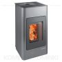 HAAS SOHN HSP 1.17 II piec wolnostojący na pellet 8,6 kW | Szaro-Czarny - 2