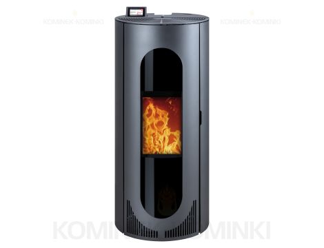 HAAS SOHN HSP 4 PRATO piec wolnostojący na pellet 8,3 kW | Czarny Połysk - 3