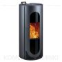 HAAS SOHN HSP 4 PRATO piec wolnostojący na pellet 8,3 kW | Czarny Połysk - 5