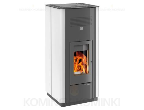 HAAS SOHN HSP 6 piec wolnostojący na pellet z pł. wodnym WLAN 10,9 kW | Bia