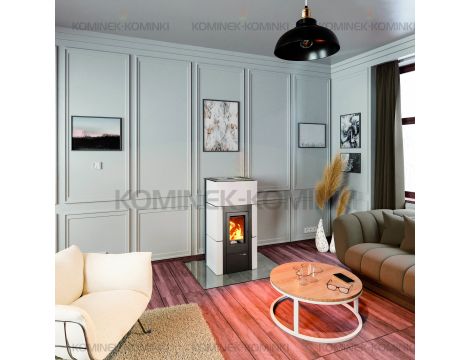 HAAS SOHN HSP 6 RUEDA PGI piec wolnostojący na pellet z WLAN 8,3 kW | Biały - 4