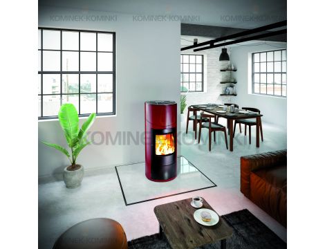 HAAS SOHN HSP 7 GRANDE RLU DE LUXE piec wolnostojący pellet 8,2 kW | Szary - 4