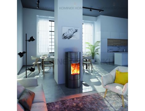 HAAS SOHN HSP 7 II piec wolnostojący na pellet z WLAN 8,2 kW | Czarny - 4