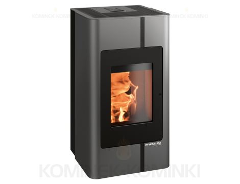 HAAS SOHN HSP VIANO piec wolnostojący na pellet z WLAN 8,6 kW | Antracytowy