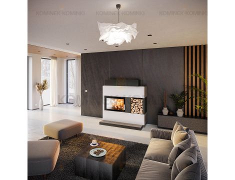 HAAS SOHN JONAVA IV wkład kominkowy 8,3 kW | Czarny - 2