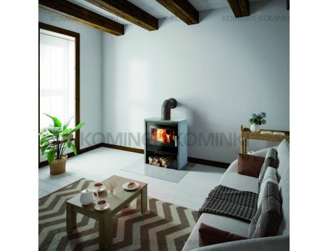 HAAS SOHN JONSBO piec wolnostojący z piekarnikiem 8,1 kW | Antracytowy - 3