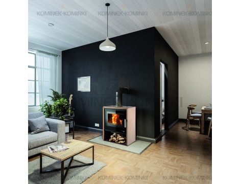 HAAS SOHN JONSBO piec wolnostojący z piekarnikiem 8,1 kW | Antracytowy - 5