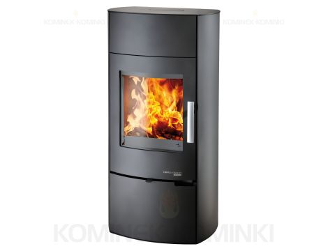 HAAS SOHN LAROS GRANDE piec wolnostojący z akumulacją 6,4 kW | Czarny