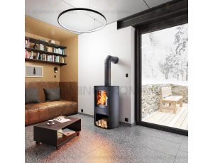 HAAS SOHN LAROS PICCOLO piec wolnostojący 6,4 kW | Czarny - image 2