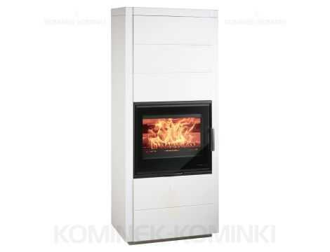 HAAS SOHN LEVI piec wolnostojący z zabudową 8,2 kW | Beton struktura gładka