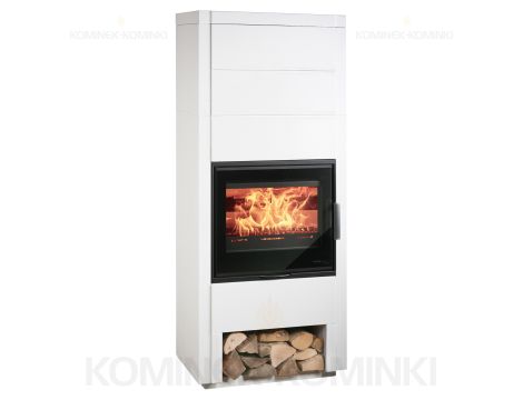 HAAS SOHN LEVI piec wolnostojący z zabudową 8,2 kW | Beton struktura gładka - 3
