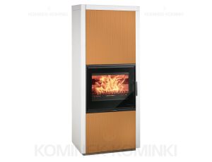 HAAS SOHN LEVI piec wolnostojący z zabudową 8,2 kW | Beton struktura pion