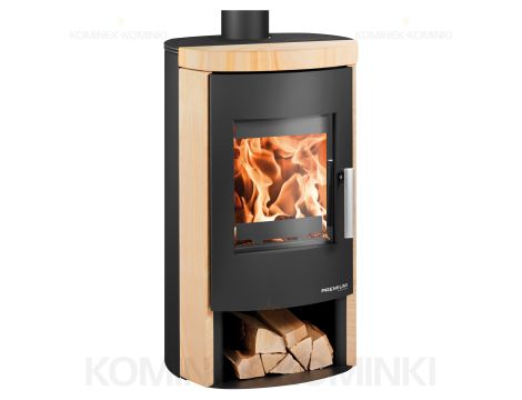 HAAS SOHN MADEIRA piec wolnostojący 6,4 kW | Czarny / Kamień: Piaskowiec - 2