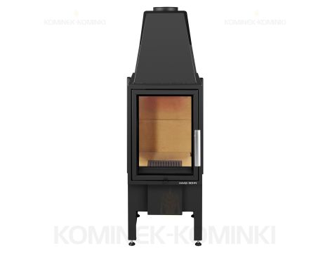 HAAS SOHN MALVIK IV wkład kominkowy pionowy 7,5 kW | Czarny