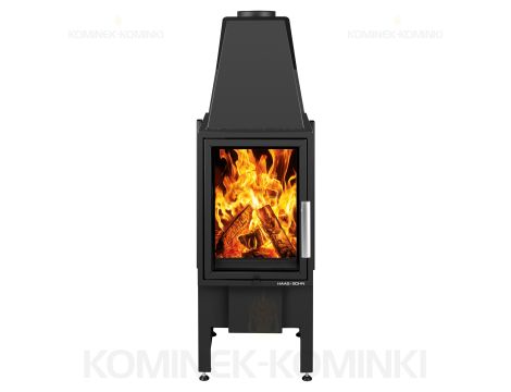 HAAS SOHN MALVIK IV wkład kominkowy pionowy 7,5 kW | Czarny - 2