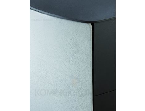 HAAS SOHN MOLDE piec wolnostojący 6,4 kW | Czarny / Kamień: Beton Szary - 7