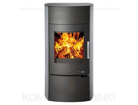 HAAS SOHN MOLDE piec wolnostojący 6,4 kW | Czarny / Kamień: Beton Szary - 2