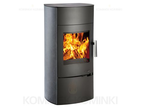 HAAS SOHN MOLDE piec wolnostojący 6,4 kW | Czarny / Kamień: Beton Szary - 3