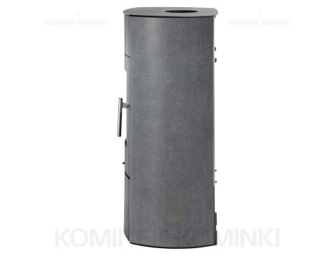 HAAS SOHN MOLDE piec wolnostojący 6,4 kW | Czarny / Kamień: Beton Szary - 4