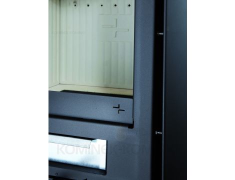 HAAS SOHN MOLDE piec wolnostojący 6,4 kW | Czarny / Kamień: Beton Szary - 5