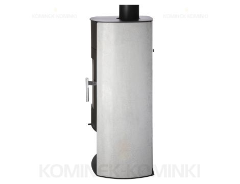 HAAS SOHN MOLDE piec wolnostojący 6,4 kW | Czarny / Kamień: Denim Niebieski - 5