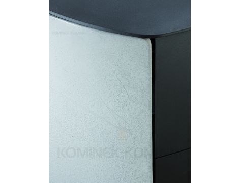 HAAS SOHN MOLDE piec wolnostojący 6,4 kW | Czarny / Kamień: Denim Niebieski - 7