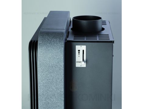 HAAS SOHN NORDBY piec wolnostojący 6,4 kW | Kamień: Denim Niebieski - 8