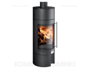 HAAS SOHN OVALIS PICCOLO piec wolnostojący 5,3 kW | Czarny