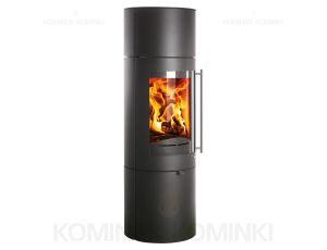 HAAS SOHN PISA RLU piec wolnostojący 5,4 kW | Czarny