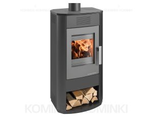 HAAS SOHN SALERNO II piec wolnostojący 4,4 kW | Antracytowo-Szary