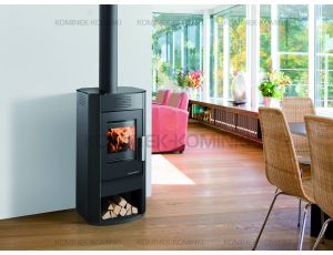 HAAS SOHN SALERNO II piec wolnostojący 4,4 kW | Czarny / Szklana Pokrywa - image 2