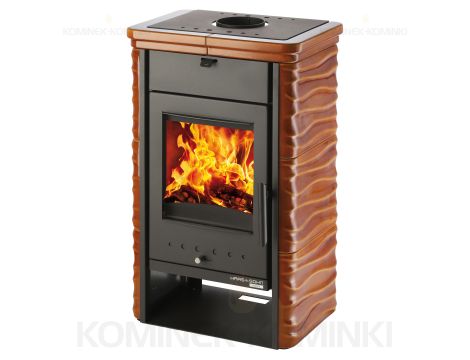 HAAS SOHN SARA piec wolnostojący kaflowy 6,4 kW | Kafle: Piernikowe