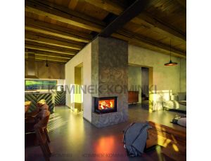 HAAS SOHN SKARA wkład kominkowy narożny lewy 7 kW | Czarny - image 2