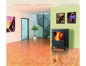 HAAS SOHN UKA piec wolnostojący koza 6,2 kW | Czarny - image 2