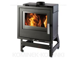 HAAS SOHN VESUVIO II 1S wkład kominkowy 7,9 kW | Czarny / Drzwi: Żeliwne