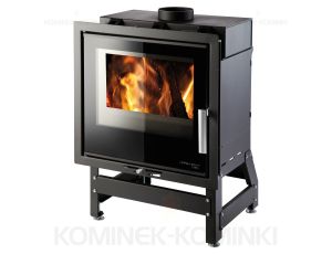 HAAS SOHN VESUVIO II 2S wkład kominkowy 7,6 kW | Czarny / Drzwi: Sitodruk