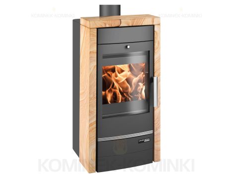 HAAS SOHN VISBY II piec wolnostojący + płaszcz wodny 10,2 kW | Piaskowiec