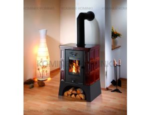 HAAS SOHN EBOLI AL II piec wolnostojący pł. wodnym 12 kW | Brązowy - image 2