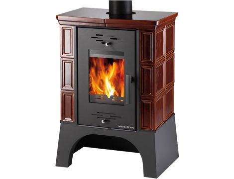 HAAS SOHN EBOLI AL II piec wolnostojący pł. wodnym 12 kW | Brązowy