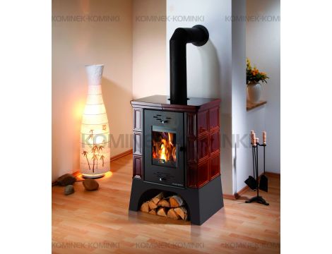 HAAS SOHN EBOLI AL II piec wolnostojący pł. wodnym 12 kW | Brązowy - 2