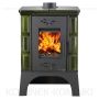 HAAS SOHN EBOLI AL II piec wolnostojący pł. wodnym 12 kW | Zielony - 3