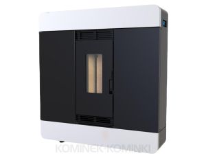 DEFRO HOME AIRPELL Biały piec na pellet 8 kW kominek na pellet