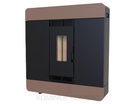 DEFRO HOME AIRPELL Brązowy piec na pellet 8 kW kominek na pellet