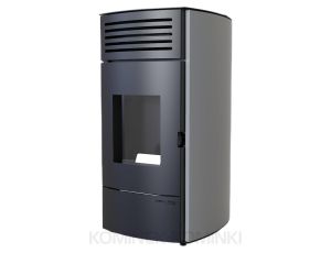 DEFRO HOME AQUAPELL Szary piec na pellet z płaszczem wodnym 13 kW kominek