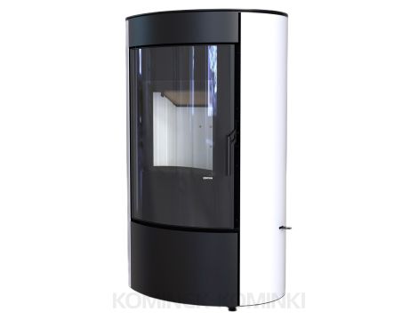 DEFRO HOME CERES Biały kominek piec wolnostojący 6 kW